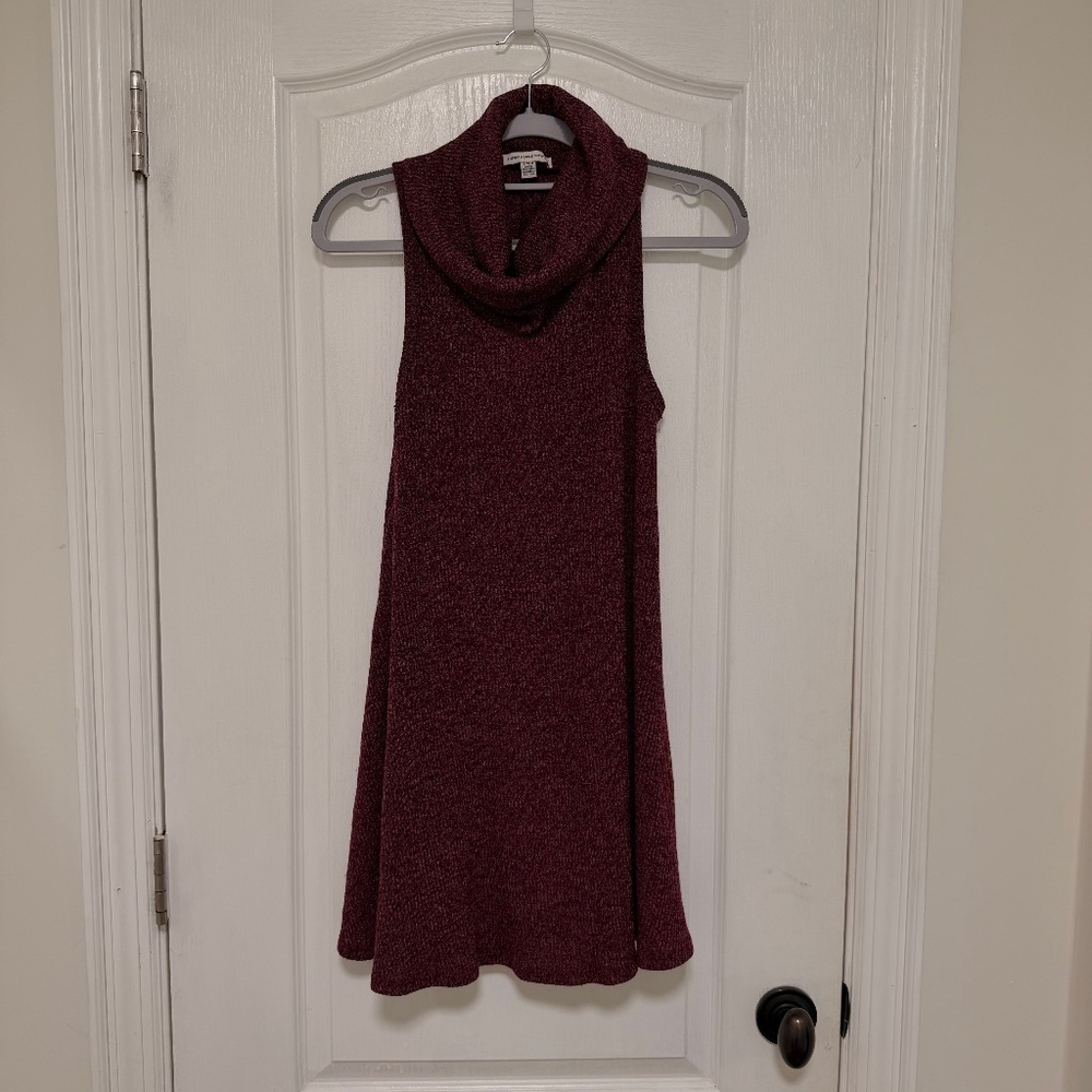 Maroon Sweater Dress